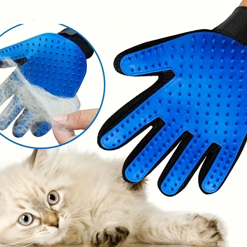 Rubber Glove Cleaning - ペット用手袋 猫用グルーミンググローブ 猫毛用 猫用くし バス用ヘアブラシ 洗髪用グローブ