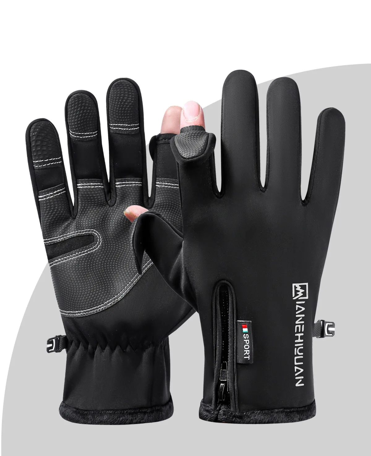 Ski Glove Waterproof - サイクリンググローブ男性タッチスクリーン防水冬自転車グローブ乗馬スクーター防風屋外オートバイスキーバイク暖かいグローブ