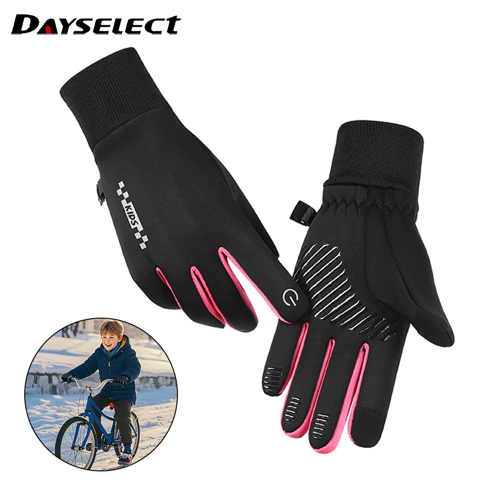Ski Glove Waterproof - 冬の子供用手袋パッド入り暖かい風防寒乗馬手袋タッチスクリーン滑り止め防水スキー手袋アウトドアスポーツ手袋