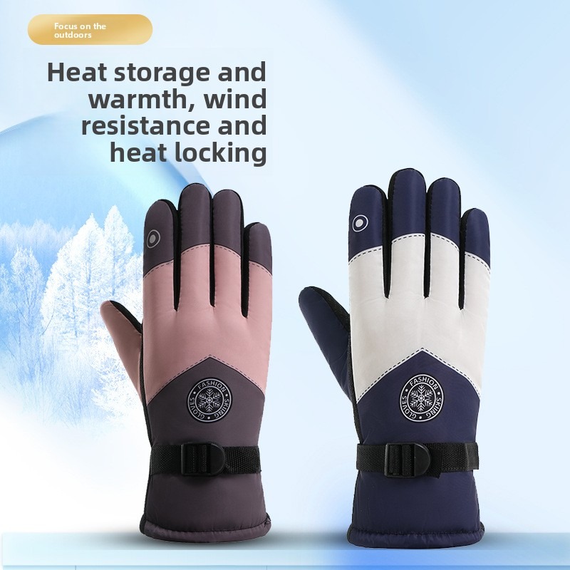 Winter Glove Insulated - ユニセックス新作秋冬滑り止め防風防水保温グローブ、アウトドアサイクリングやスキーに最適