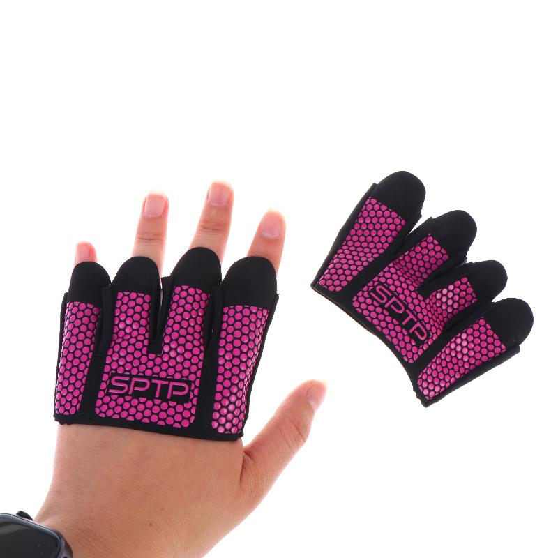 Workout Glove Gym - 1 ペアジムフィットネスハーフフィンガーグローブ男性女性用ワークアウトグローブパワーウェイトリフティングボディービルハンドプロテクター