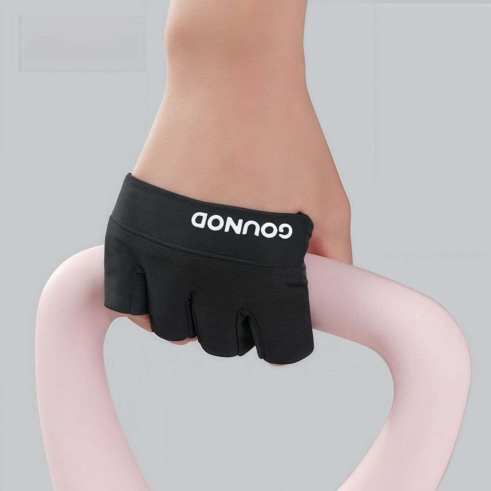 Workout Glove Gym - ハーフフィンガーサイクリンググローブ通気性滑り止め4本指ジムグローブ手のひら保護耐摩耗性フィットネススポーツグローブユニセックス