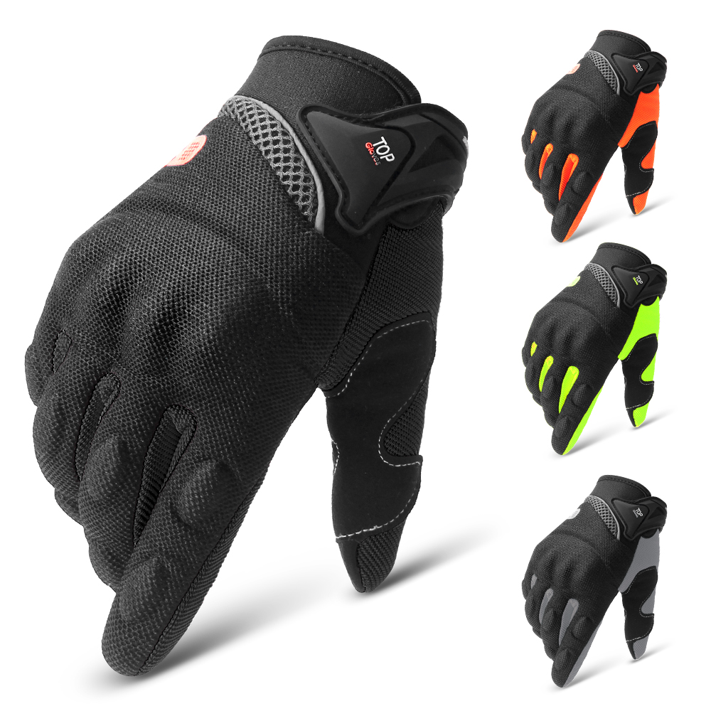 通気性のあるオートバイ用手袋,フルフィンガー,タッチスクリー - Motorcycle Glove Knuckle のレビューと価格