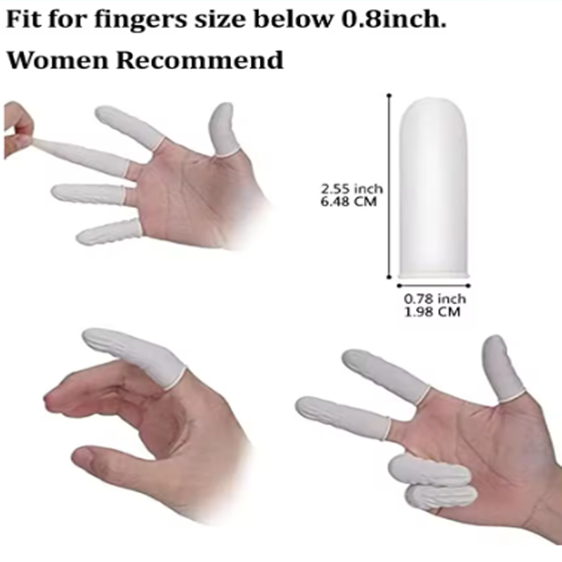 使い捨てラテックスフィンガーコット、パウダーフリー、滑り止め - Latex Disposable Glove のレビューと価格