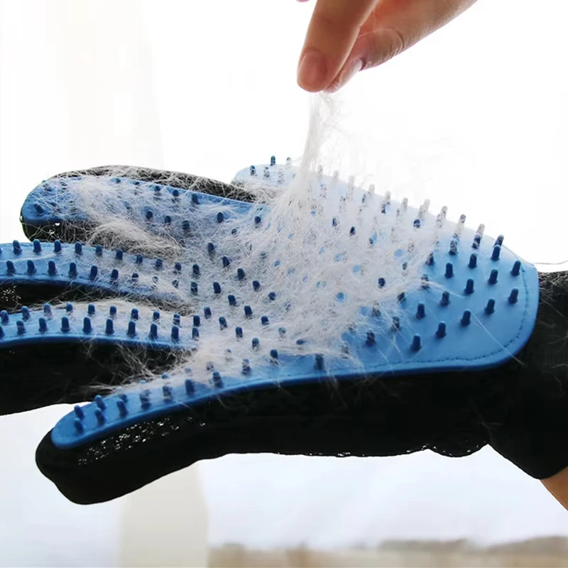 ペットグローブ猫グルーミンググローブ猫の毛取りブラシ手袋犬用 - Rubber Glove Cleaning のレビューと価格