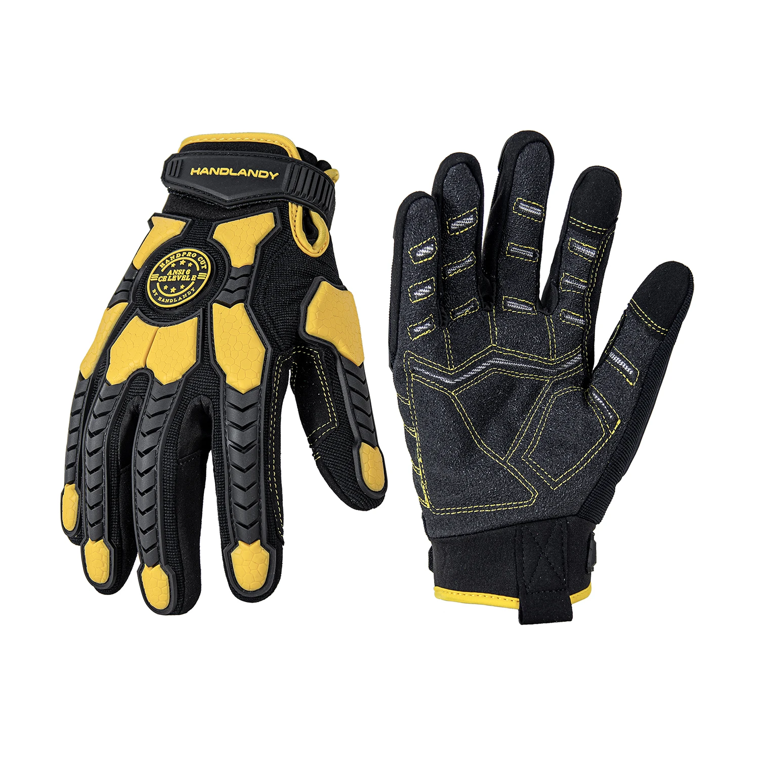 ヘビーデューティー作業用手袋、耐切創6級安全衝撃保護作業用手 - Work Glove Impact のレビューと価格