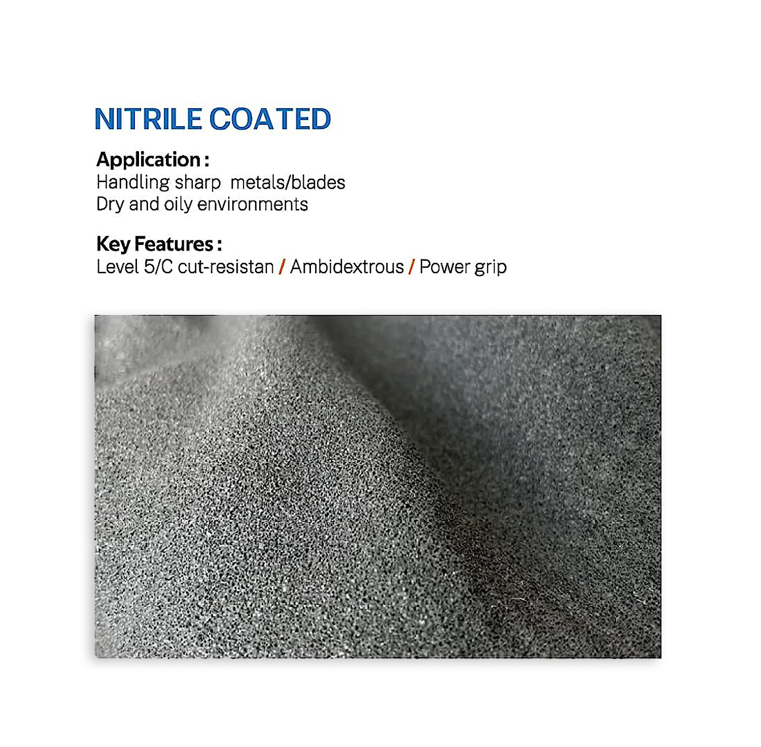 1/3ペア、レベル5耐切創手袋、しっかりとした滑り止めグリッ - Nitrile Mechanic Glove のレビューと価格
