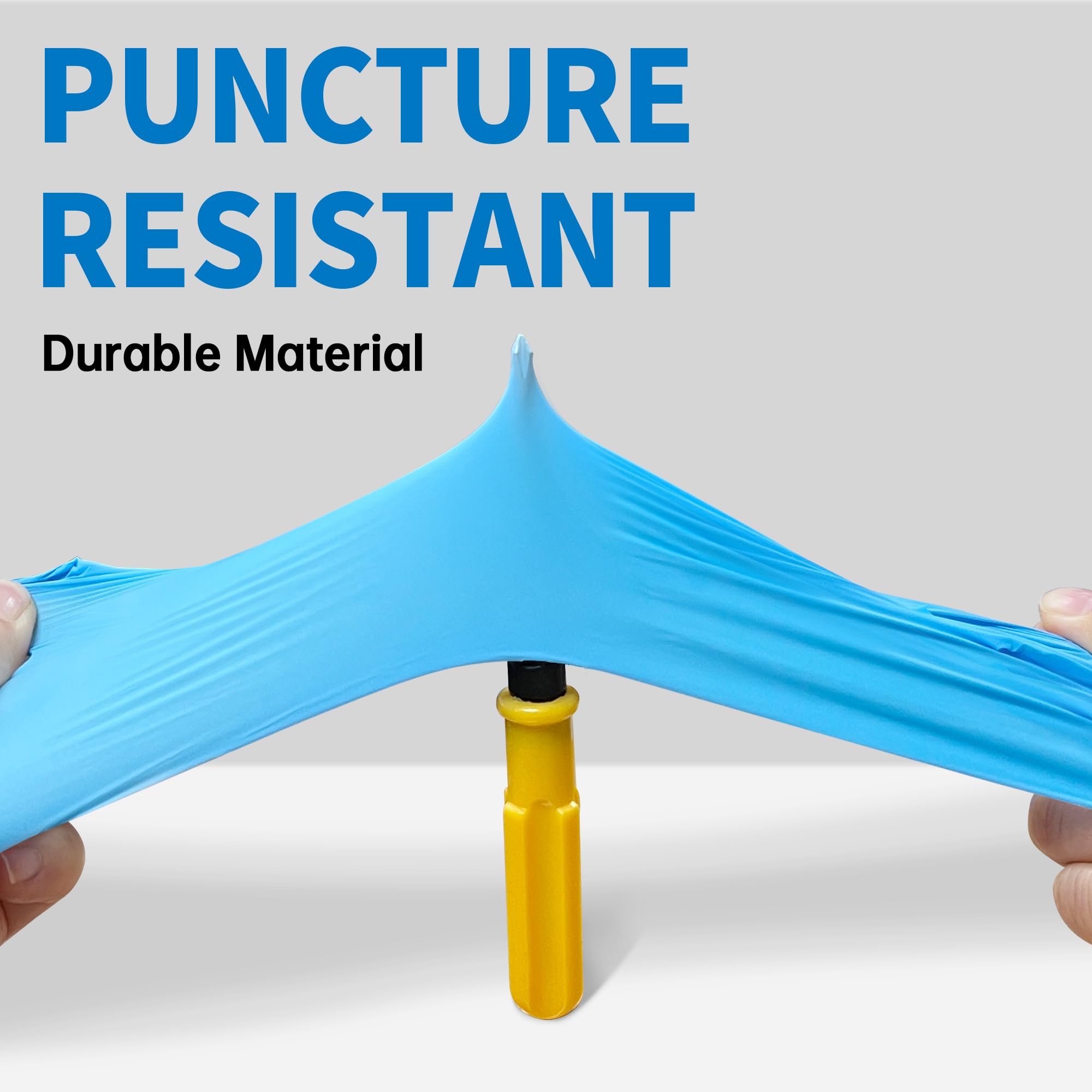 ブルーニトリル使い捨て検査用手袋、4.5ミル 100枚入り、 - Exam Glove Nitrile のレビューと価格