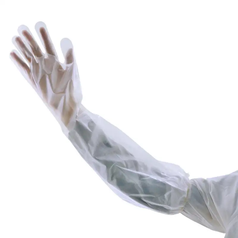 100 個使い捨てアームガード手袋キッチン家庭用クリーニング - Rubber Glove Cleaning のレビューと価格