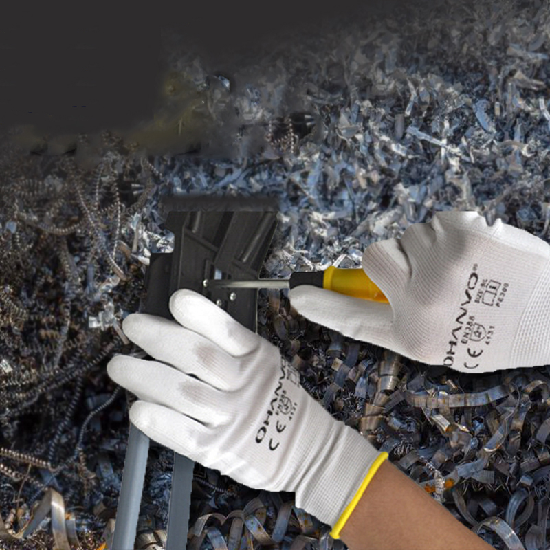10 ペア PU ニトリル安全コーティングナイロン綿作業手袋 - Nitrile Mechanic Glove のレビューと価格