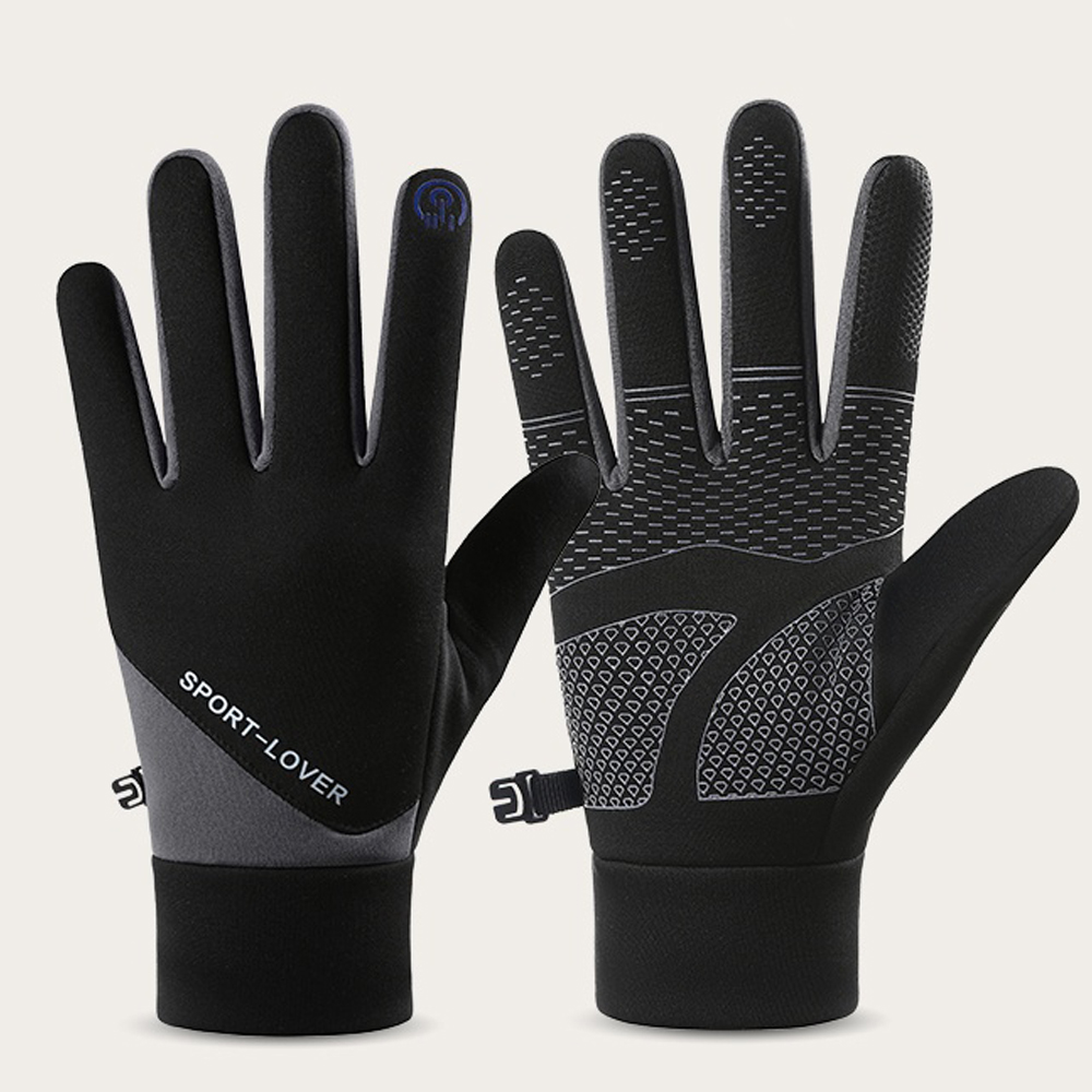 女性の冬防水サイクリングフルフィンガー手袋屋外スポーツランニ - Ski Glove Waterproof のレビューと価格