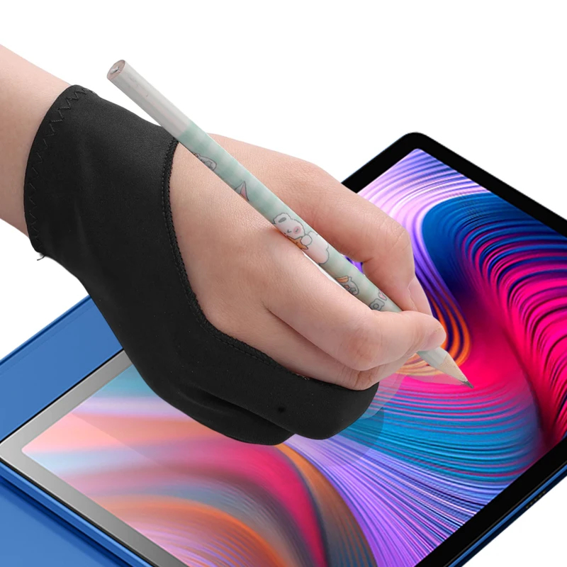 描画用手袋 パームリジェクション機能付き 2本指グローブ A - Touchscreen Glove Capacitive のレビューと価格