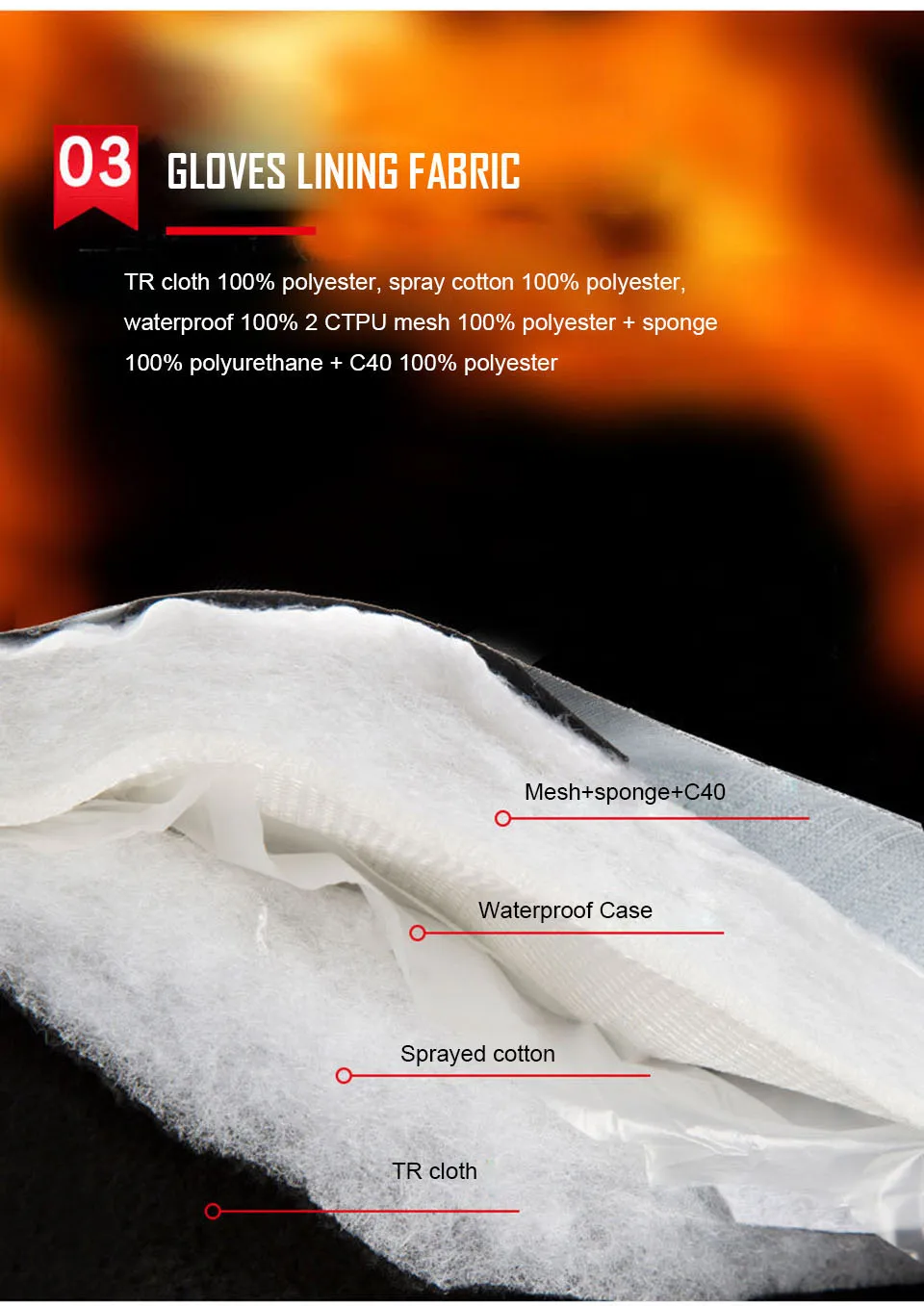 暖かい綿の冬用手袋3m,ハンドウォーマー,防水サーマル,スノ - Winter Glove Insulated のレビューと価格