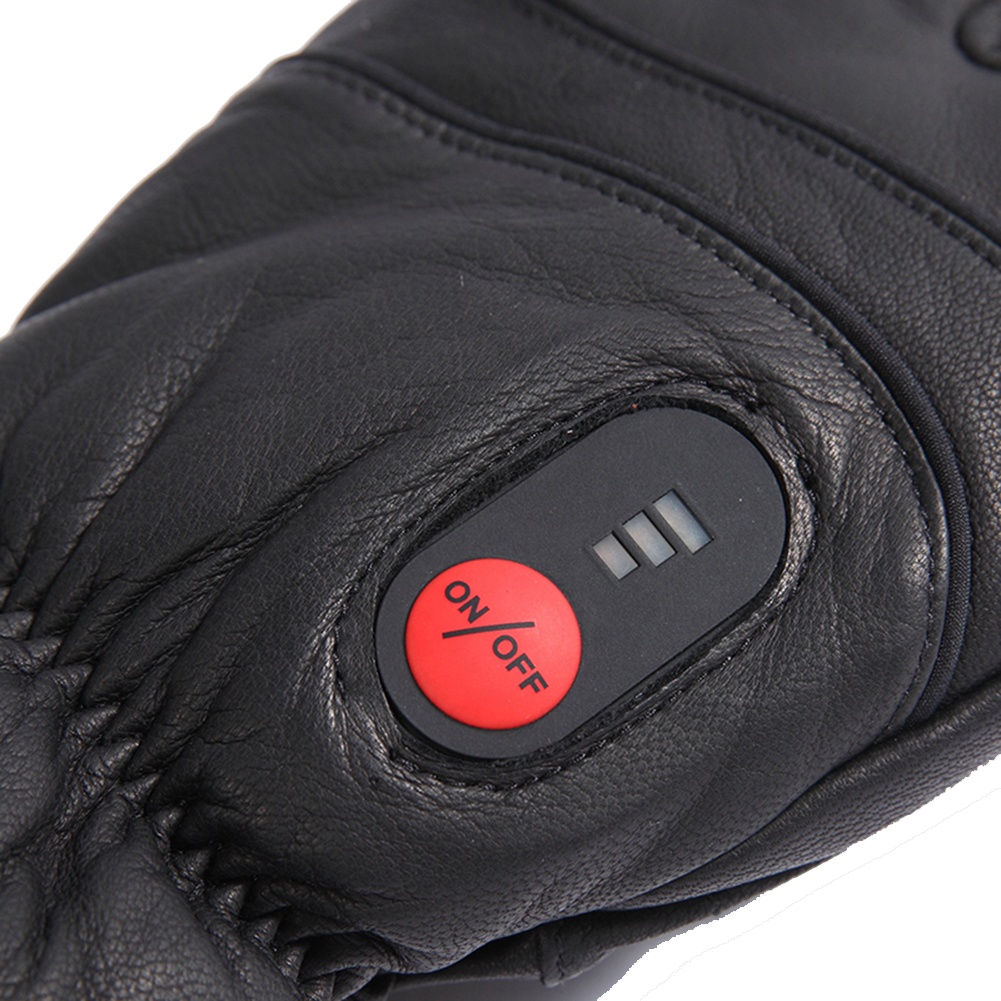 加熱された革手袋男性女性冬防水タッチスクリーン熱電気ハンドウ - Ski Glove Waterproof のレビューと価格