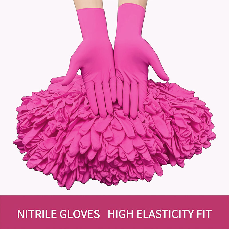 10-100 個のピンクニトリル使い捨て手袋、クリーナー、美 - Nitrile Mechanic Glove のレビューと価格
