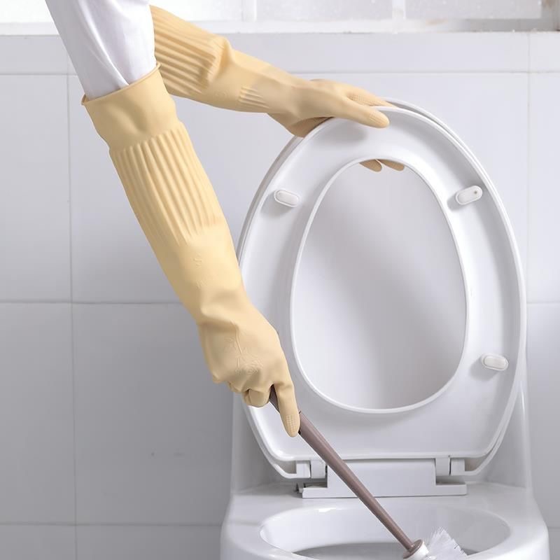 長く使える再利用可能なゴム製食器洗い用手袋 滑り止め家庭用掃 - Dish Glove Rubber のレビューと価格