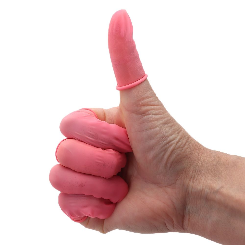 100/300 個帯電防止ラテックス使い捨て指先プロテクター - Latex Disposable Glove のレビューと価格