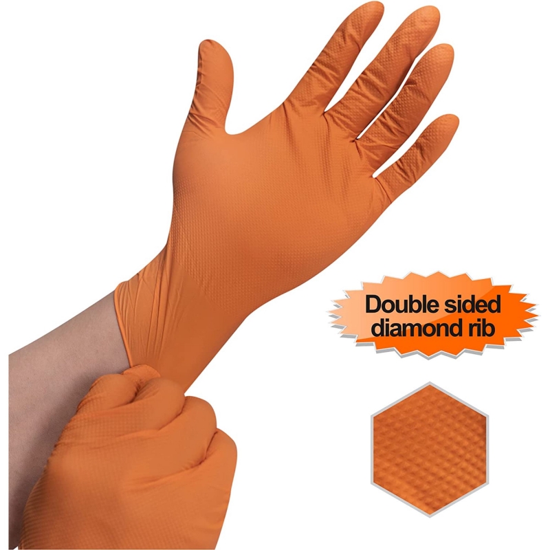 8mil ニトリル手袋厚手 30/50 個工業用使い捨て手袋 - Nitrile Mechanic Glove のレビューと価格