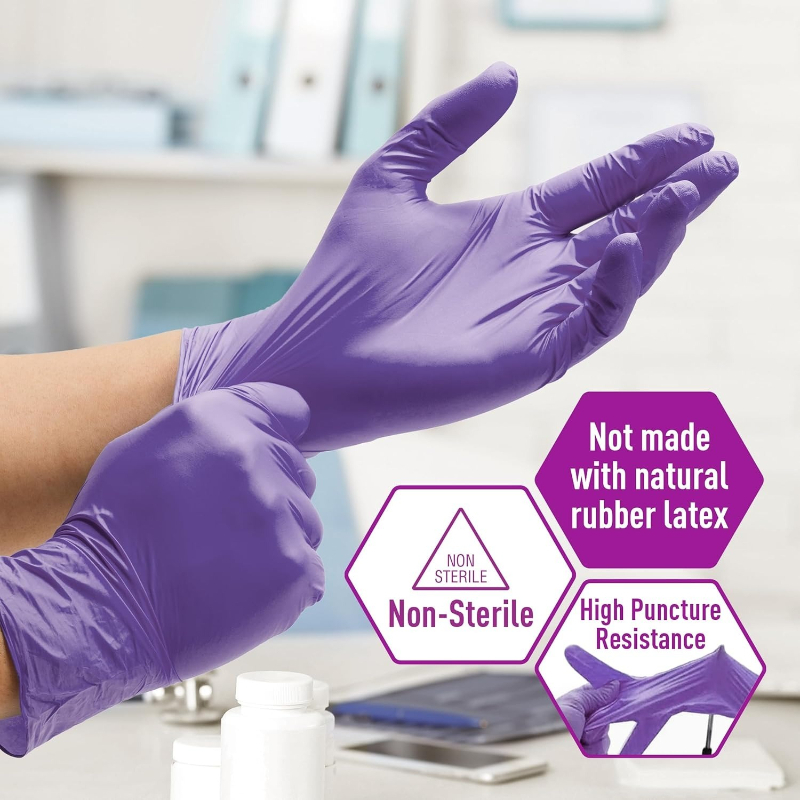 ソフトマックス パープル ニトリルグローブ 使い捨て 医療グ - Exam Glove Nitrile のレビューと価格