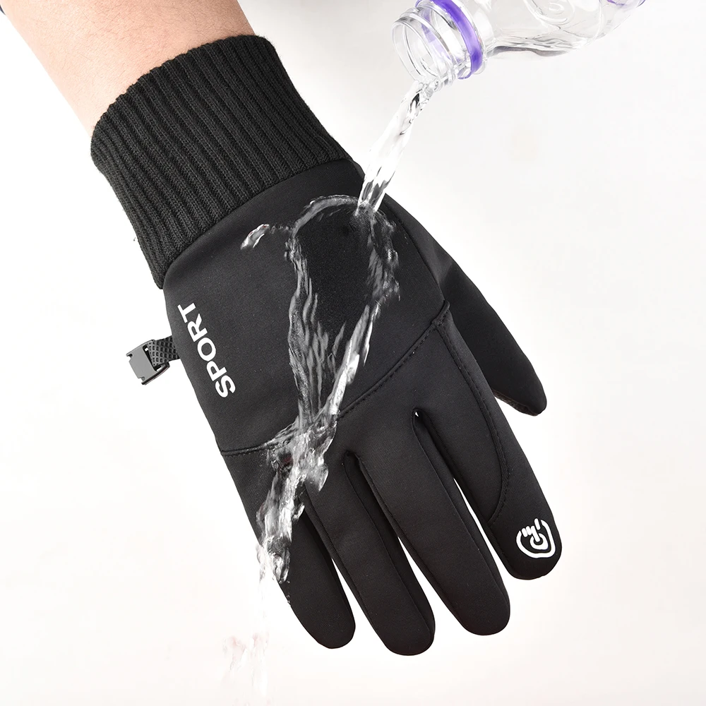 冬防水メンズ手袋タッチスクリーン防風スポーツ釣り運転オートバ - Ski Glove Waterproof のレビューと価格