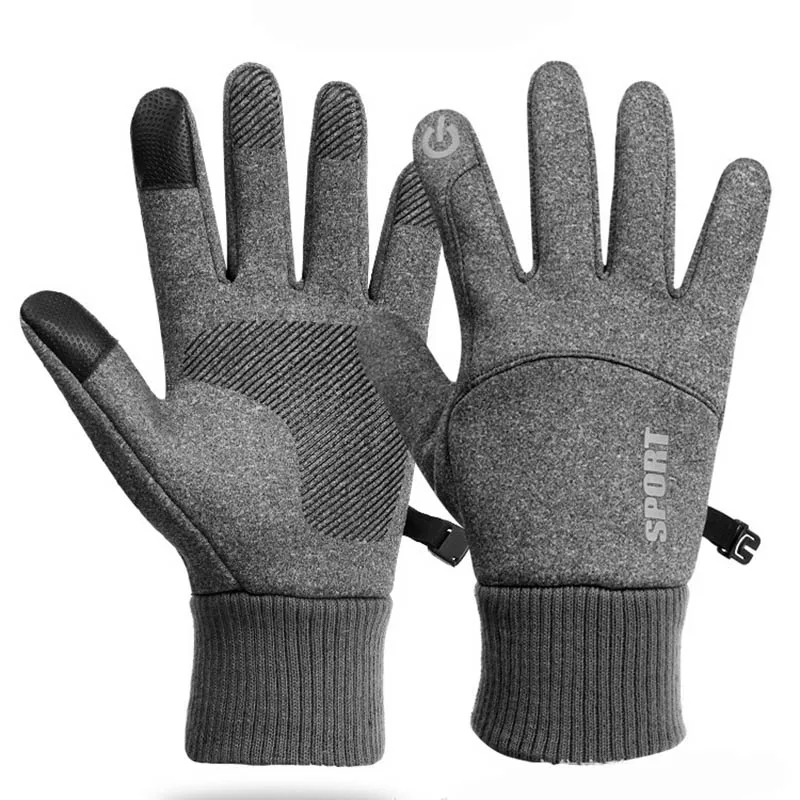 冬防水メンズ手袋タッチスクリーン防風スポーツ釣り運転オートバ - Ski Glove Waterproof のレビューと価格