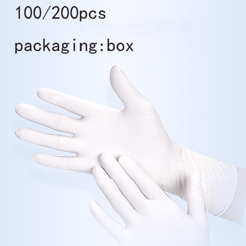 S/M/L/XL ホワイト使い捨てニトリル手袋 ラテックスフ - Dish Glove Rubber のレビューと価格