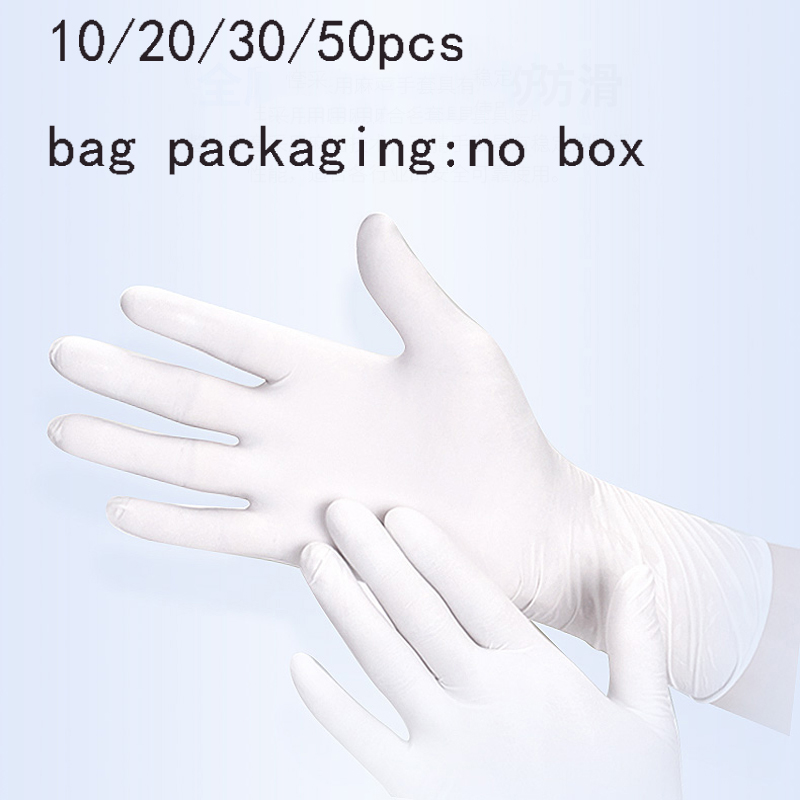 S/M/L/XL ホワイト使い捨てニトリル手袋 ラテックスフ - Dish Glove Rubber のレビューと価格