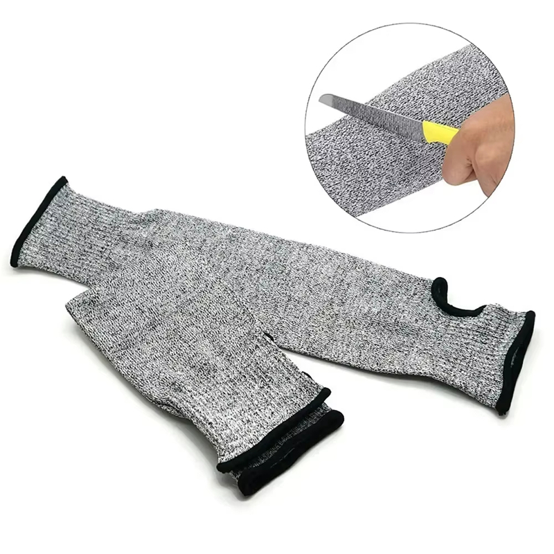 1 個の屋外用耐切創性アームガード繊維織り耐摩耗性通気性作業 - Cut Resistant Glove のレビューと価格