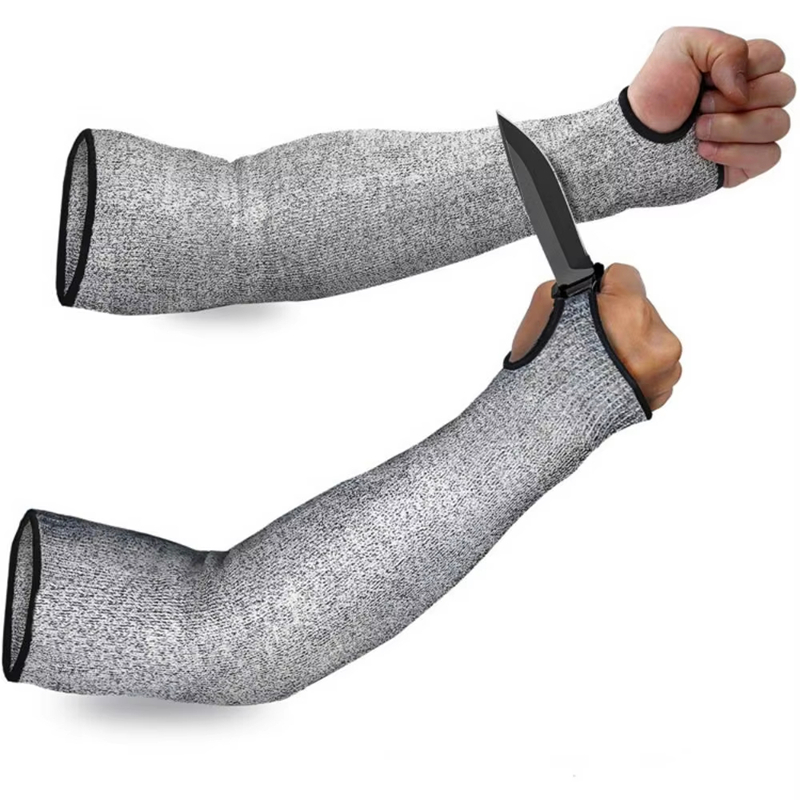 1 個の屋外用耐切創性アームガード繊維織り耐摩耗性通気性作業 - Cut Resistant Glove のレビューと価格