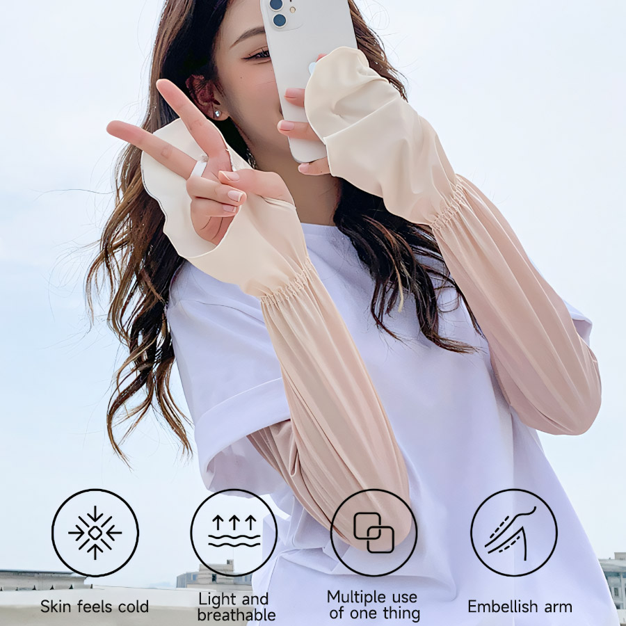 ドライビングフィンガーレスサンスリーブ 調節可能なアームスリ - Fingerless Glove Knit のレビューと価格