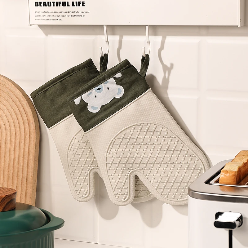 シリコン断熱手袋 厚手、滑り止め、高温オーブン用手袋 ベーキ - Oven Mitt Silicone のレビューと価格