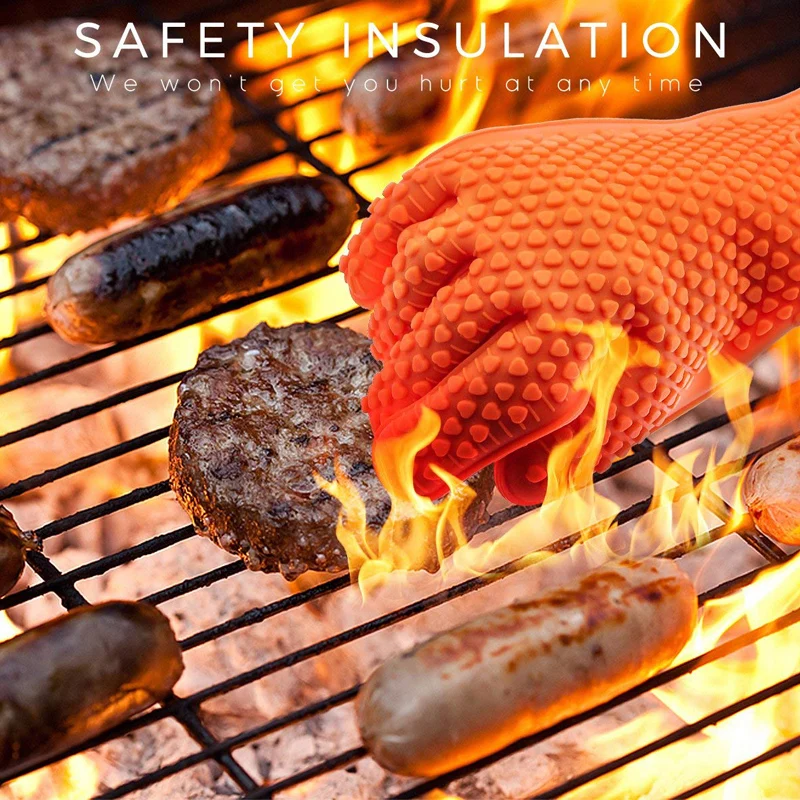 火傷防止シリコングリルグローブ,ベーキングミット,調理オーブ - Oven Mitt Silicone のレビューと価格