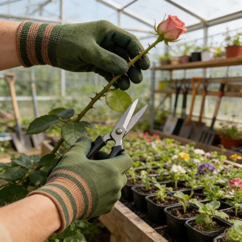 多用途ガーデニンググローブ、棘防止、防水、耐切創性、滑り止め - Cut Resistant Glove のレビューと価格