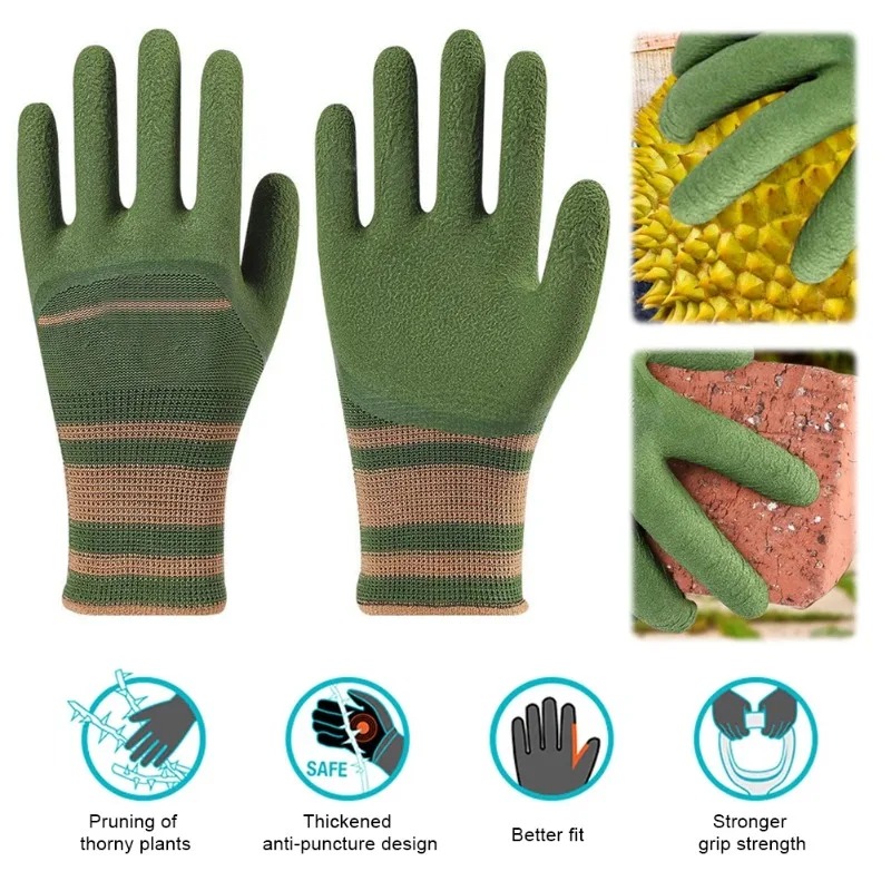 多用途ガーデニンググローブ、棘防止、防水、耐切創性、滑り止め - Cut Resistant Glove のレビューと価格