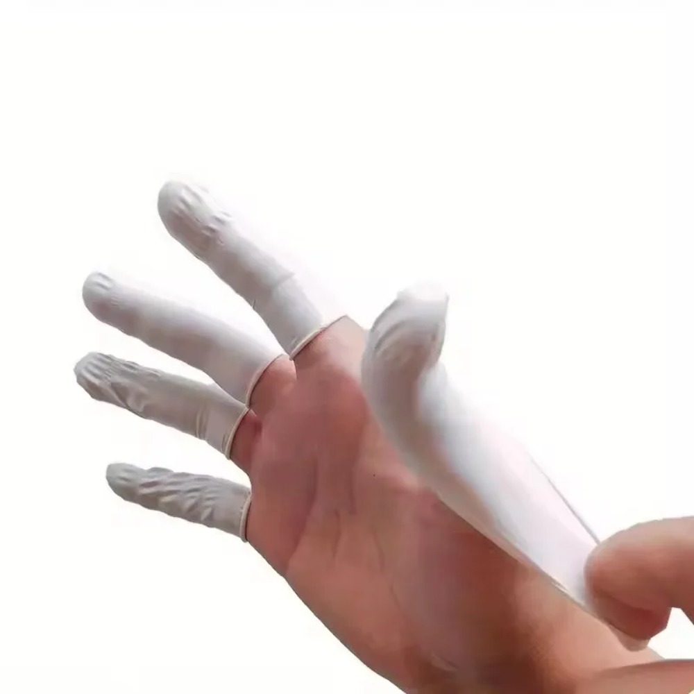 20 個/100 個使い捨てラテックスゴム指サックセット指先 - Latex Disposable Glove のレビューと価格