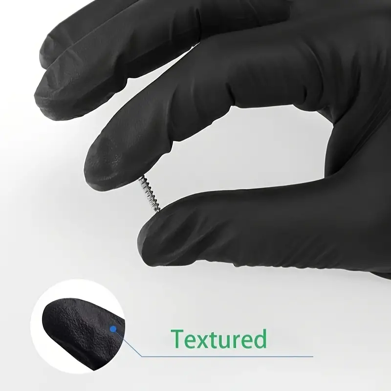 使い捨てニトリル防水手袋食器洗いキッチン家庭用手袋犬洗浄クリ - Nitrile Mechanic Glove のレビューと価格