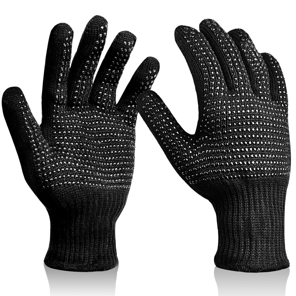 シリコンバンプ付き耐熱手袋、ヘアスタイリング用プロ用耐熱手袋 - Heat Resistant Glove のレビューと価格
