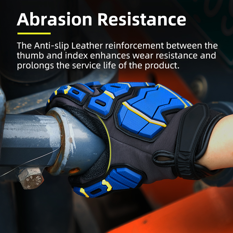 TPR耐衝撃作業用手袋、滑り止めマイクロファイバーレザー製メ - Work Glove Impact のレビューと価格