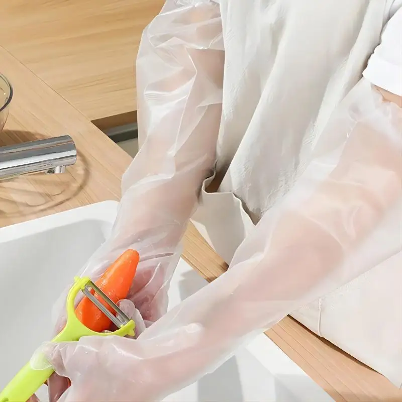 30 個使い捨てアームガード手袋キッチン家庭用クリーニング防 - Rubber Glove Cleaning のレビューと価格