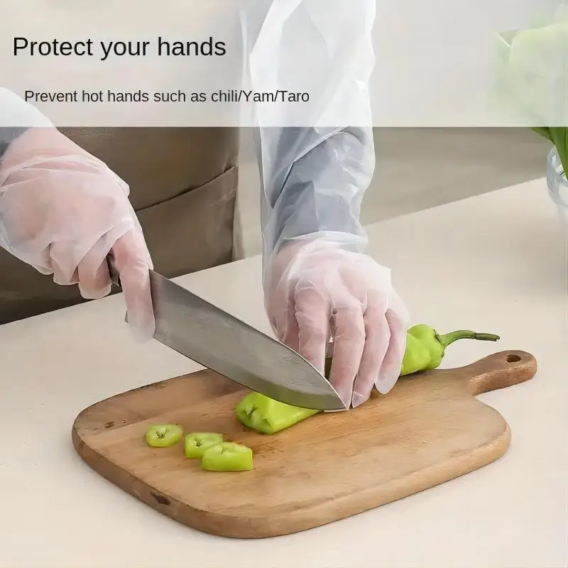 30 個使い捨てアームガード手袋キッチン家庭用クリーニング防 - Rubber Glove Cleaning のレビューと価格