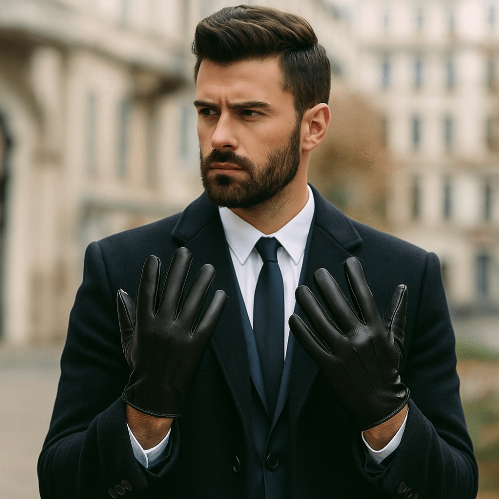 ファッションブラックドライビンググローブパンククールフルフィ - Leather Driving Glove のレビューと価格