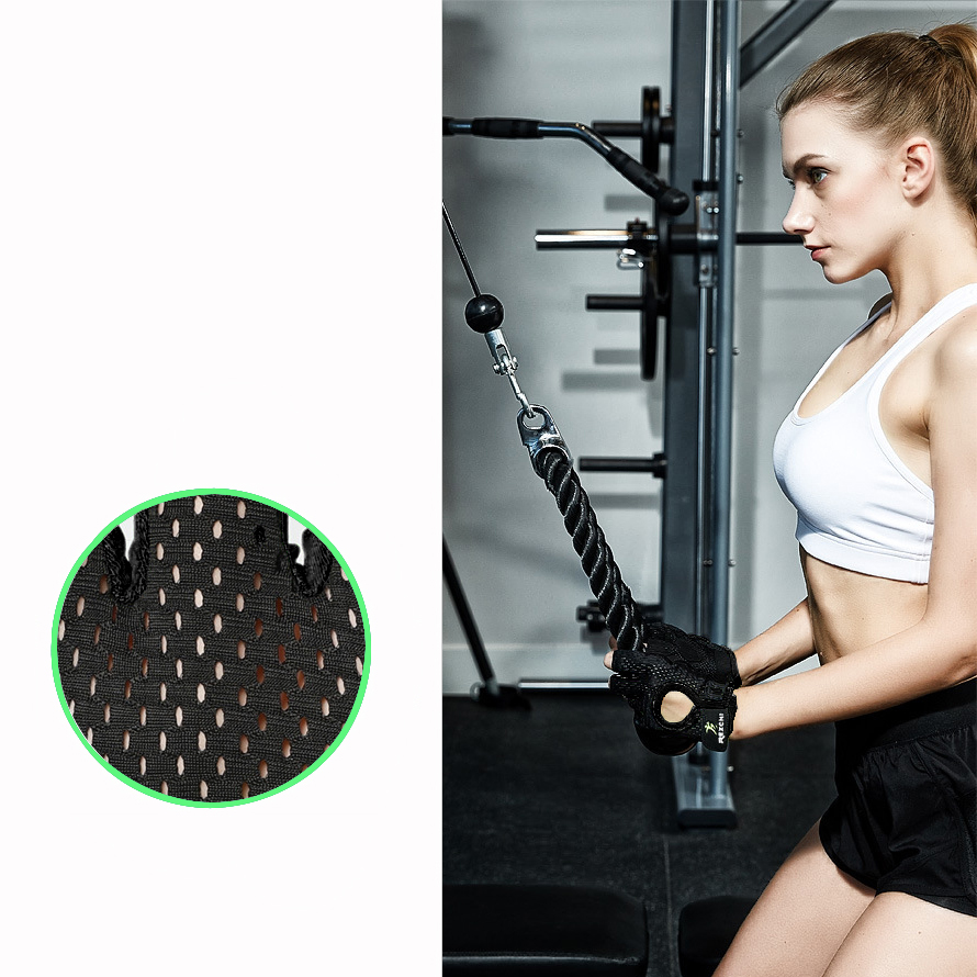 夏の女性男性シリコーンノンスリップ防汗通気性フィットネススポ - Workout Glove Gym のレビューと価格