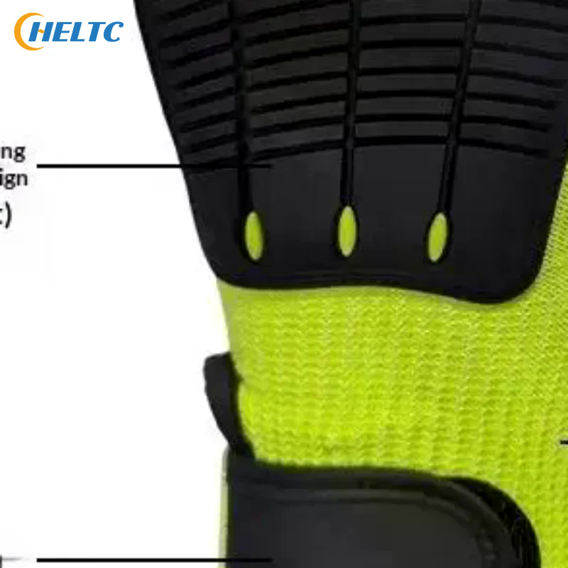 1 ペアの耐切創性安全作業手袋、防振、耐衝撃、耐油性、ニトリ - Work Glove Impact のレビューと価格