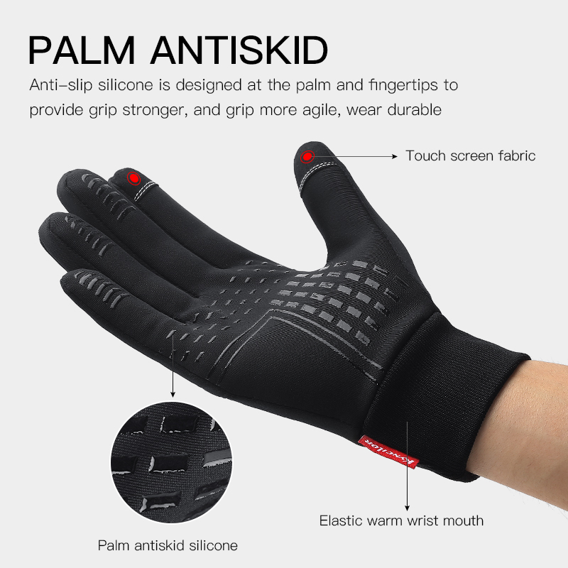 男性用アウトドアサイクリング暖かい手袋、秋と冬のスポーツ用防 - Gardening Glove Waterproof のレビューと価格