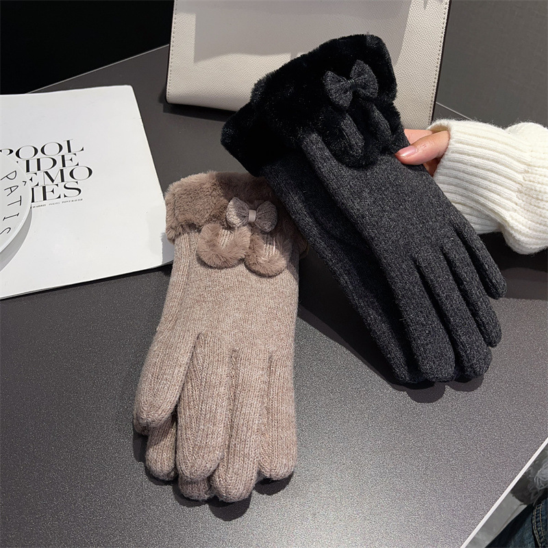手袋 レディース ウール裏地付き タッチスクリーン 冬用 サ - Wool Glove Lined のレビューと価格