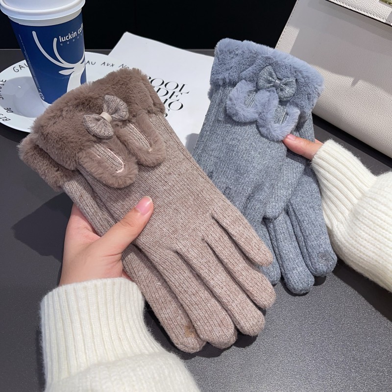 手袋 レディース ウール裏地付き タッチスクリーン 冬用 サ - Wool Glove Lined のレビューと価格