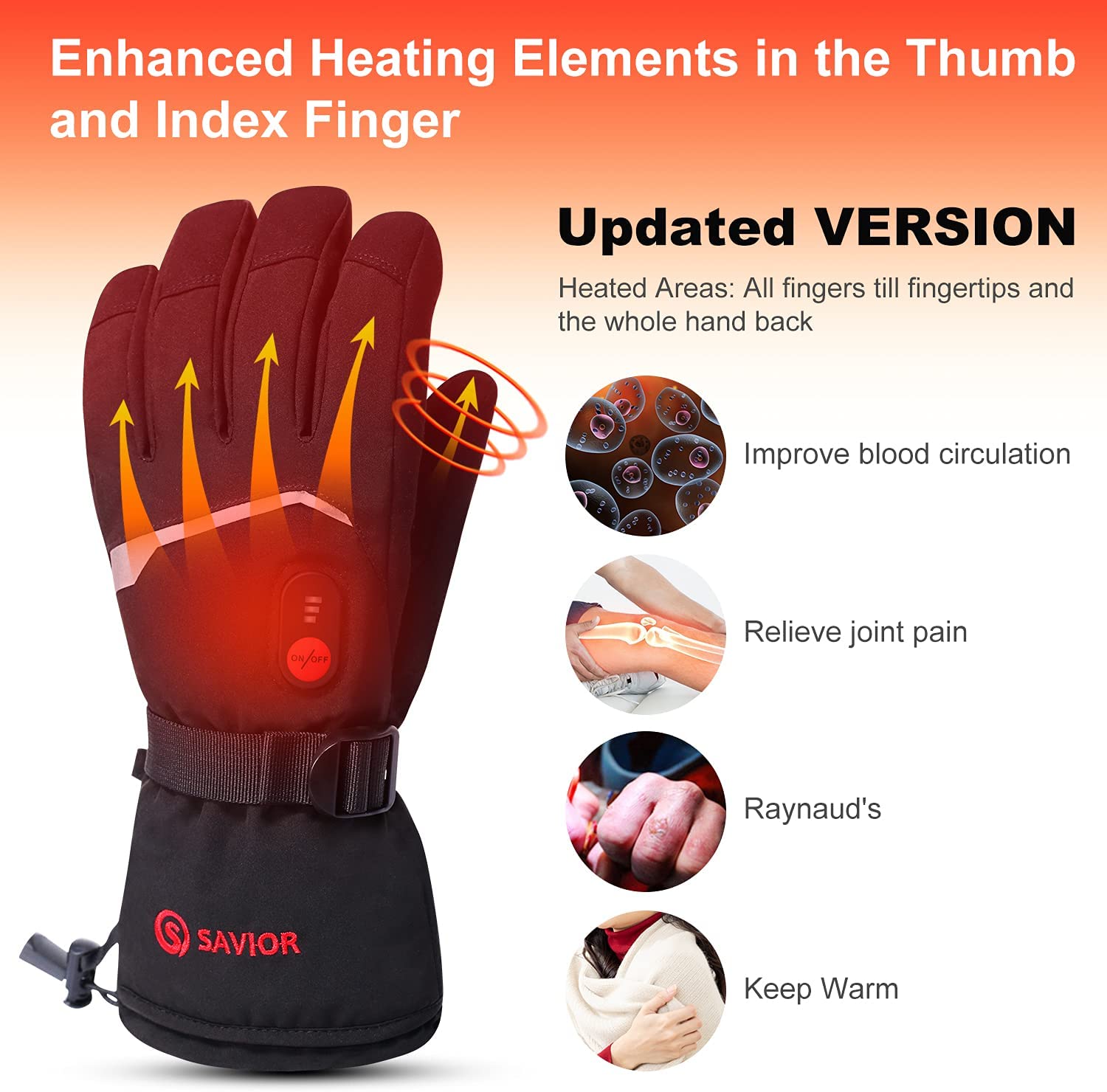 スノーディア-男性と女性のためのサーマルスキーグローブ、防水 - Ski Glove Waterproof のレビューと価格