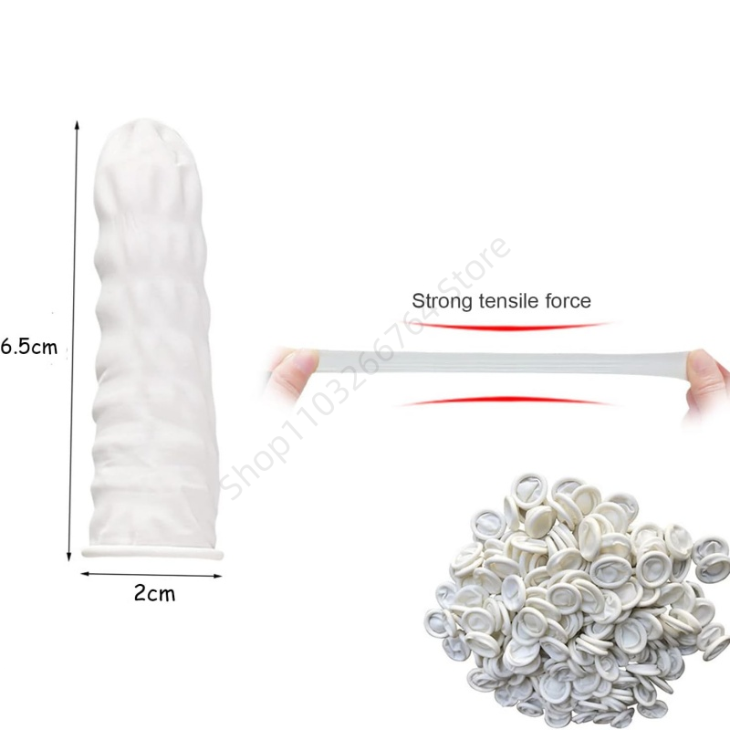 100 個使い捨て指先プロテクター手袋ノンスリップ帯電防止天 - Latex Disposable Glove のレビューと価格