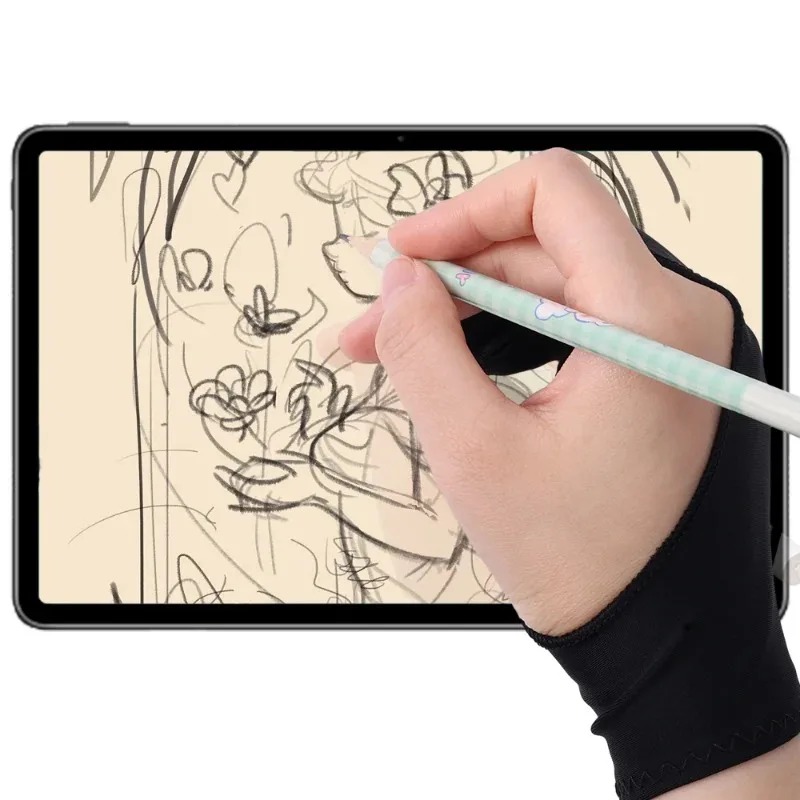 描画グローブ パームリジェクション 2 本指グローブ App - Touchscreen Glove Capacitive のレビューと価格