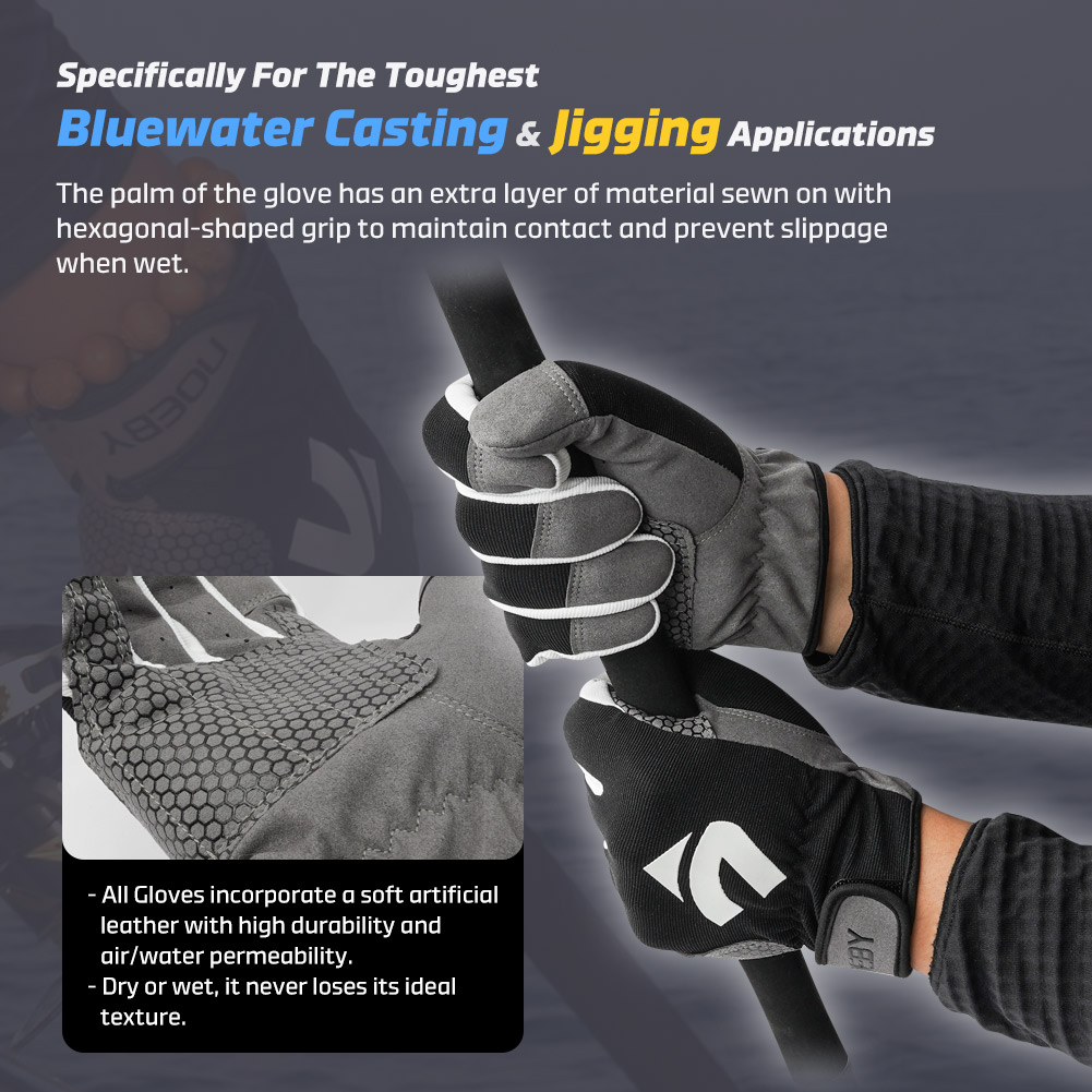 NOEBY 釣り用手袋 滑り止め フルフィンガー 耐切創性  - Cut Resistant Glove のレビューと価格